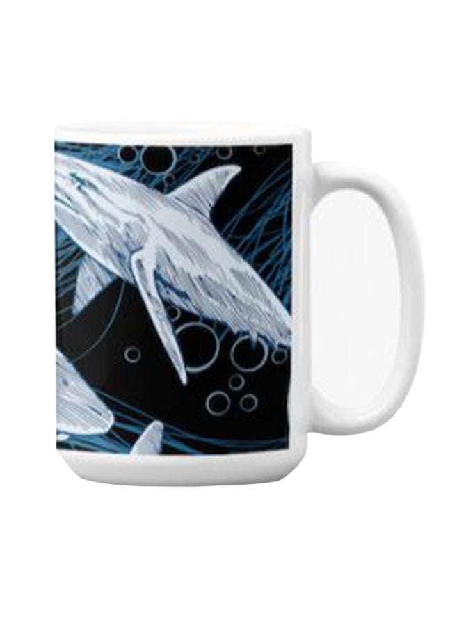 Atiq Premium Printed Ceramic Coffee Mug White 350ml - Image 3