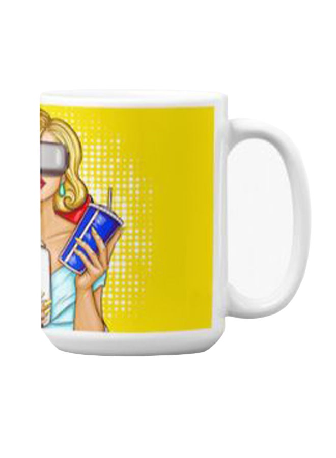 Atiq Premium Printed Ceramic Coffee Mug Multicolour 350ml - Image 3