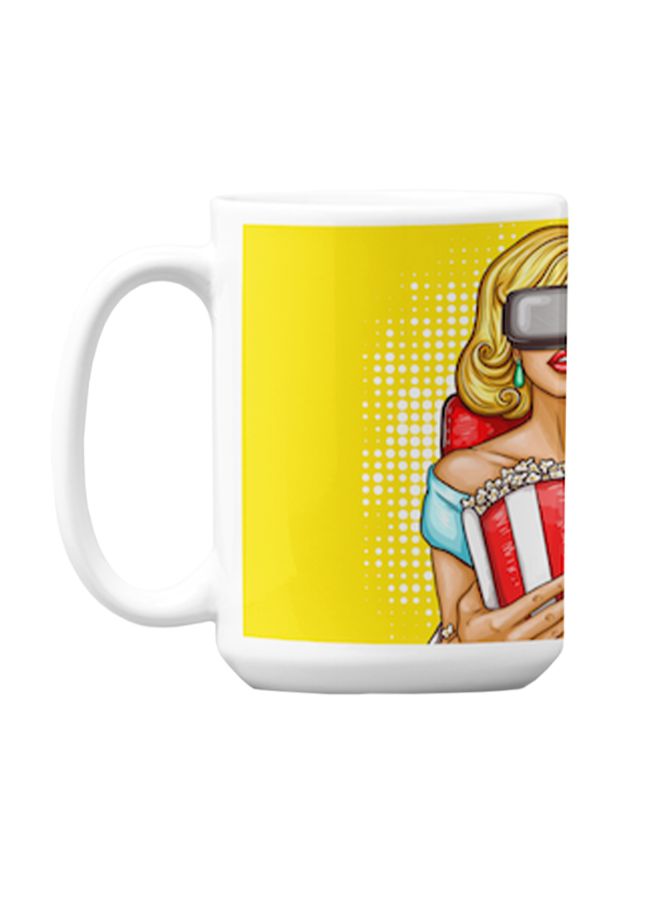 Atiq Premium Printed Ceramic Coffee Mug Multicolour 350ml - Image 1