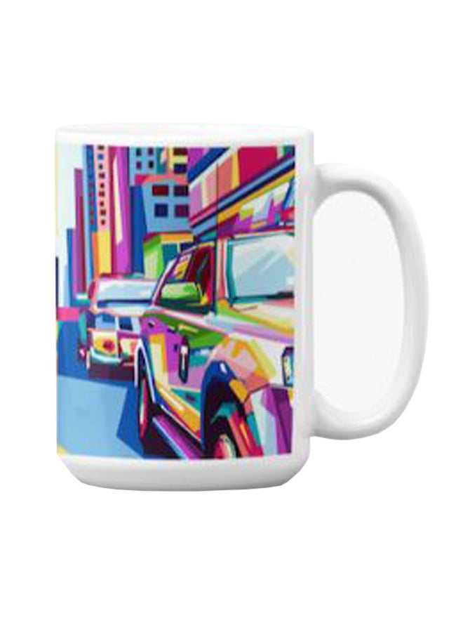 Atiq Premium Printed Ceramic Coffee Mug Multicolour 350ml - Image 3