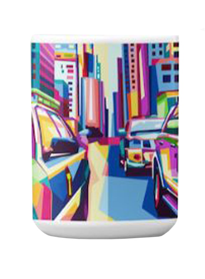 Atiq Premium Printed Ceramic Coffee Mug Multicolour 350ml - Image 2