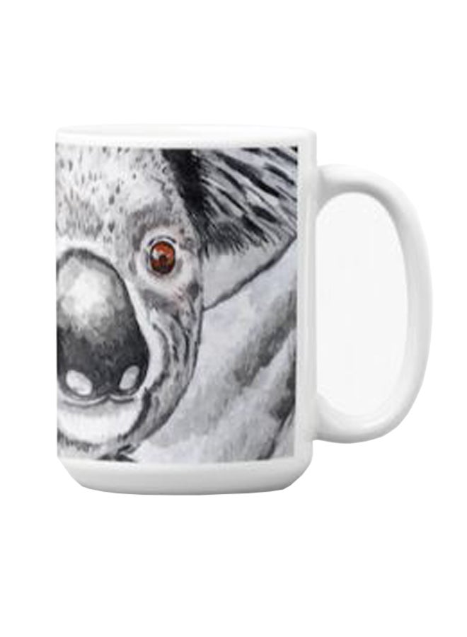 Atiq Premium Printed Ceramic Coffee Mug White 350ml - Image 3