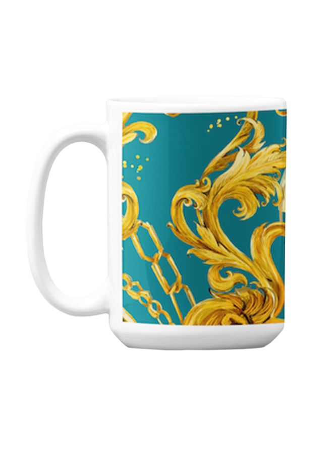 Atiq Premium Printed Ceramic Coffee Mug Multicolour 350ml - Image 1