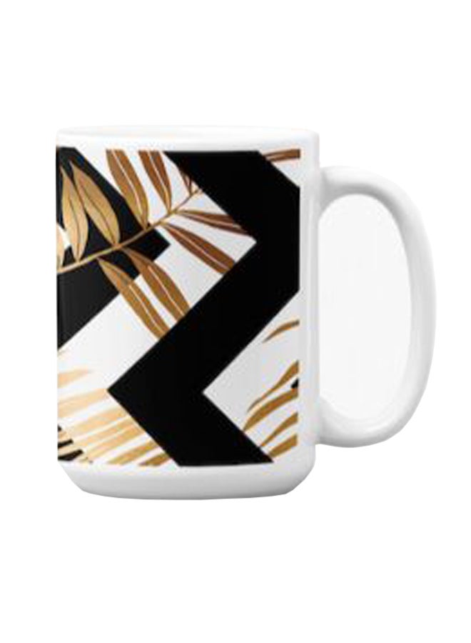 أتيك كوب قهوة جودة ممتازة من السيراميك بطبعة متعدد الألوان 350ملليلتر - Image 3