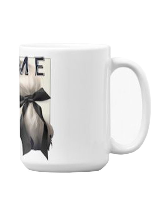 Atiq Premium Printed Ceramic Coffee Mug White 350ml - Image 3