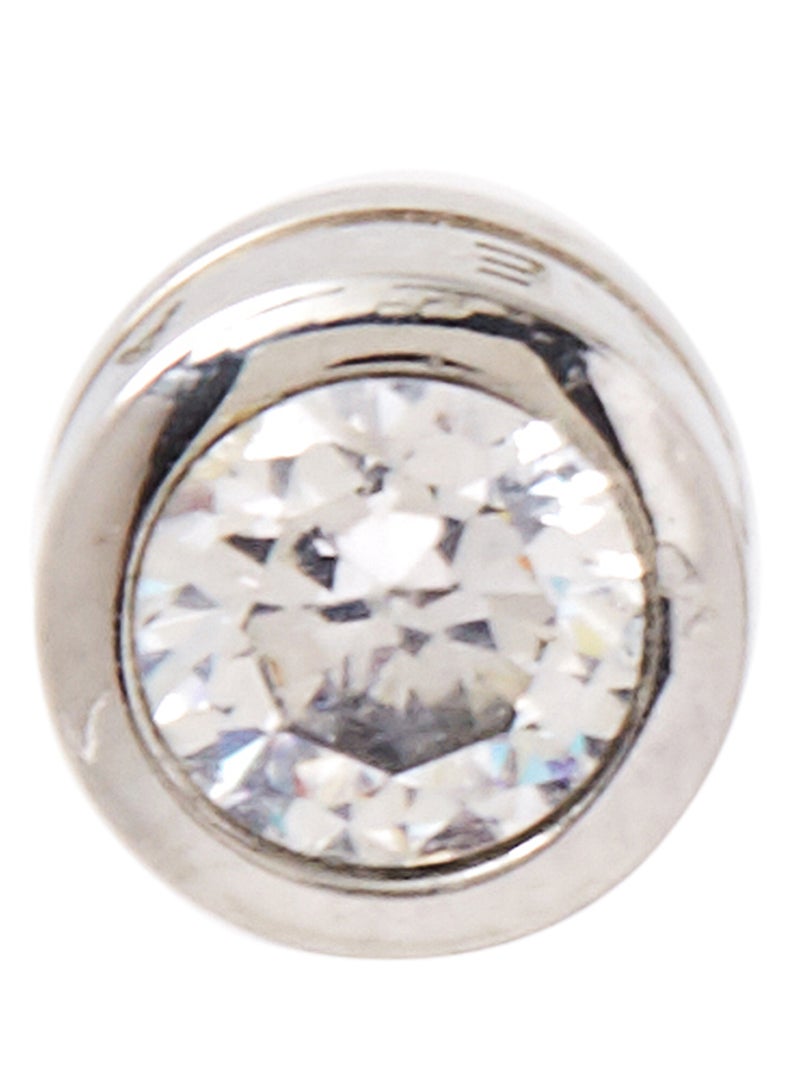 ZEADES Monte Carlo Clover Shaped Zircon Stud Earrings - Image 2