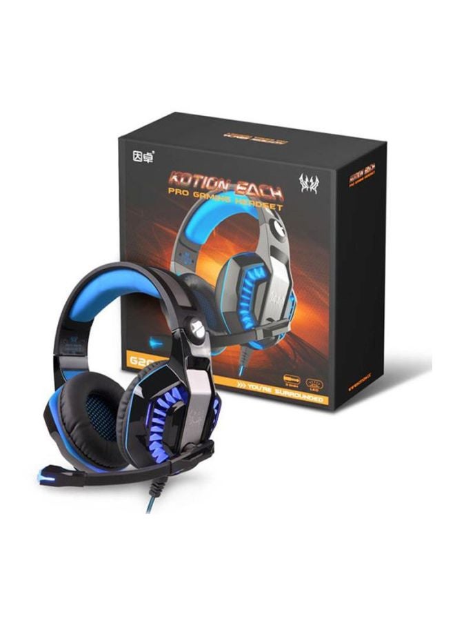 KOTION EACH Wired LED Over-Ear Gaming Headset With Mic - Image 2