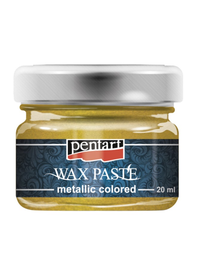 Pentart Wax Paste Metallic Colored Yellow 20ml
