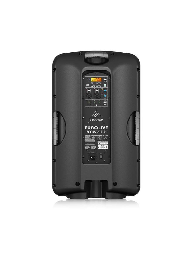 behringer Eurolive Active 2-Way PA Loudspeaker With MP3 Player B115MP3 Black - Image 2