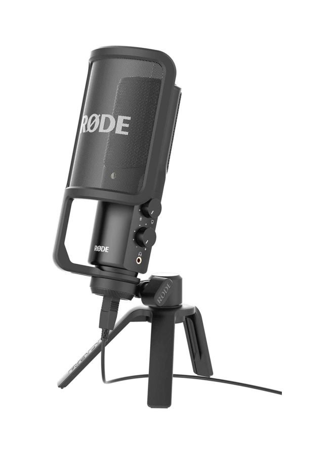 RODE - Studio-Quality USB Microphone NT-USB Black - Image 1