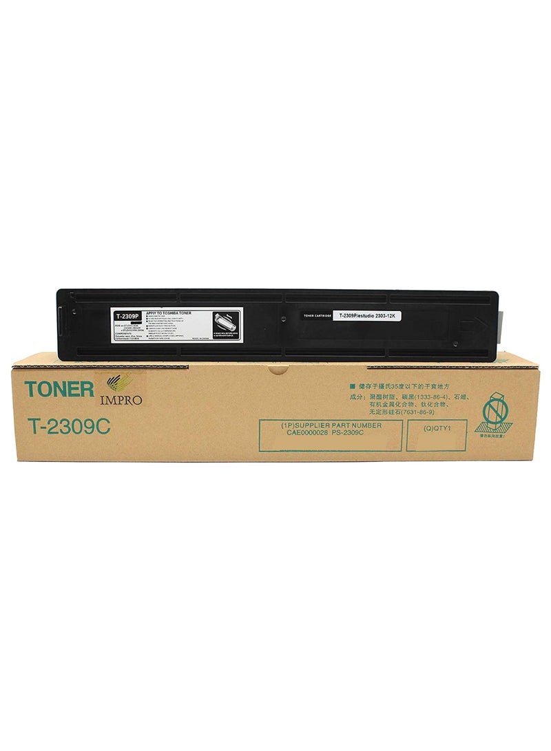 توشيبا خرطوشة حبر طابعة، طراز T2309 أسود  - Image 1