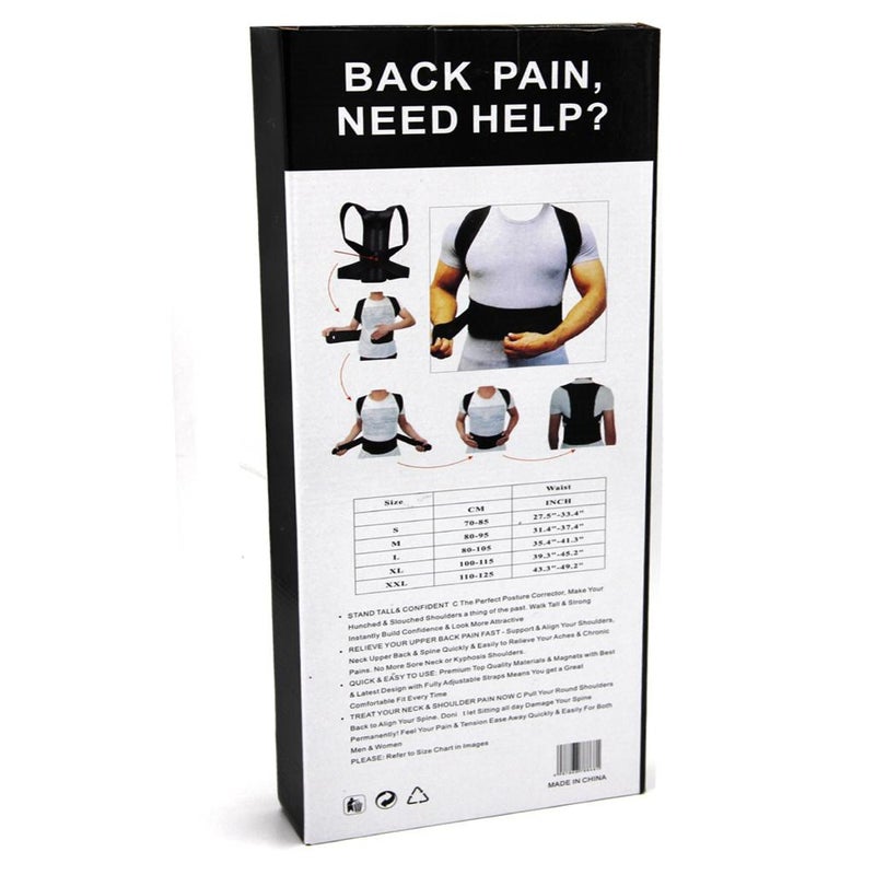 Adjustable Posture Corrector Back Support Belt S - Image 2