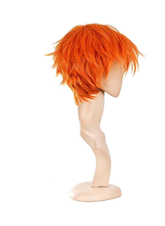 ECVTOP Short Hair Wig Orange  - Image 2