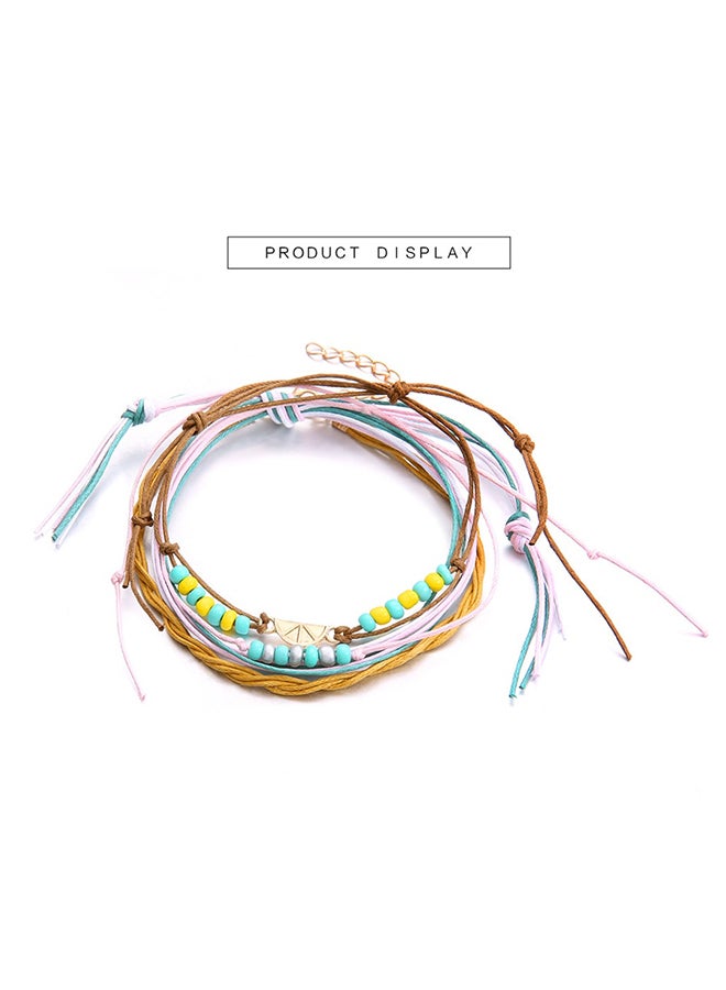 4-Piece Alloy Retro Style Anklet Chain  - Image 2