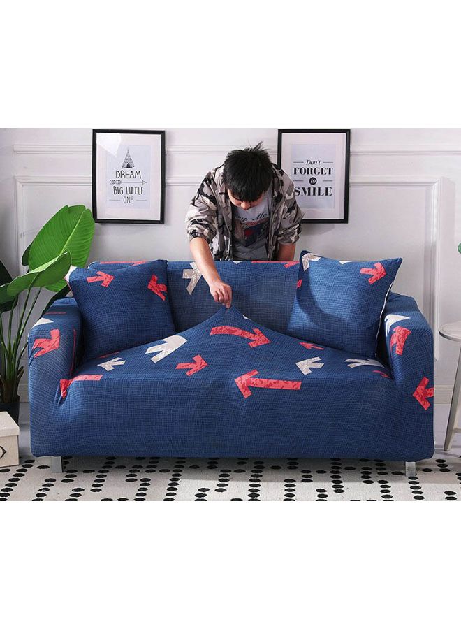 Comfortable Arrows Pattern Sofa Slipcover Blue/Red/White 90x140cm - Image 4