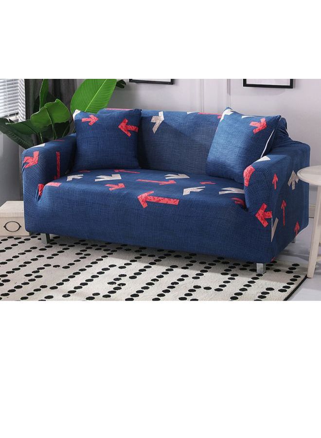 Comfortable Arrows Pattern Sofa Slipcover Blue/Red/White 90x140cm - Image 2