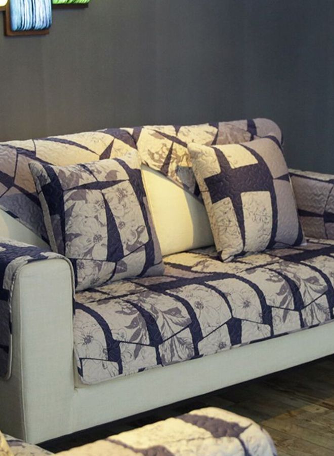 Generic - Retro Style Non-Slip Comfy Sofa Cover Multicolour - Image 1