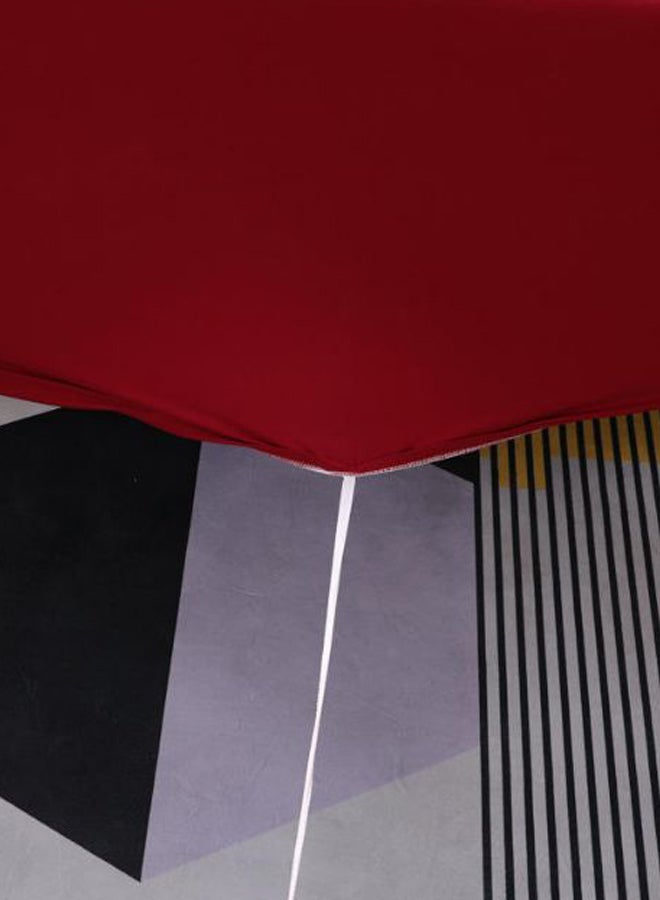 غطاء أريكة واقٍ ومضاد للانزلاق بتصميم عصري يغطي الأريكة بالكامل أحمر 145x185سم - Image 4