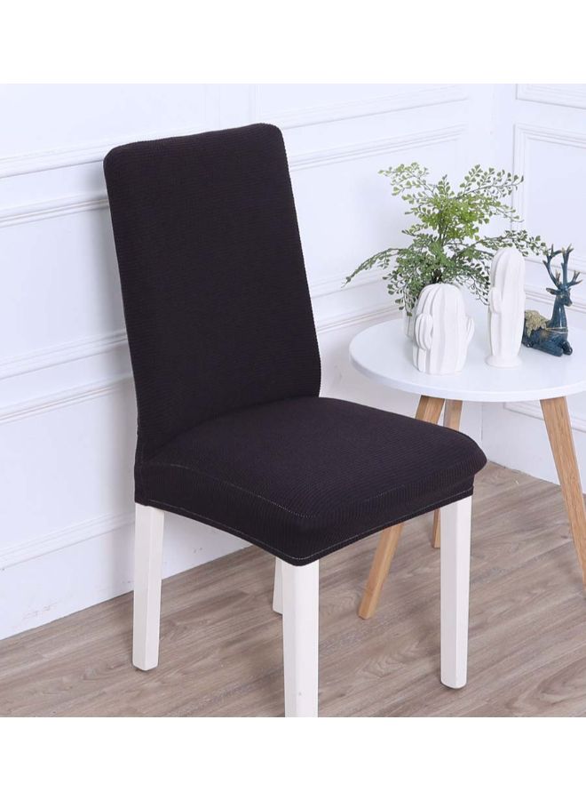 Dust Proof Solid Pattern Chair Cover Dark Blue 