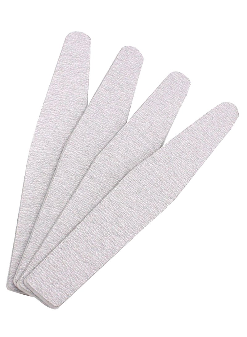 مجموعة مبارد متينة للعناية بالأظافر من 4 قطع رمادي - Image 1