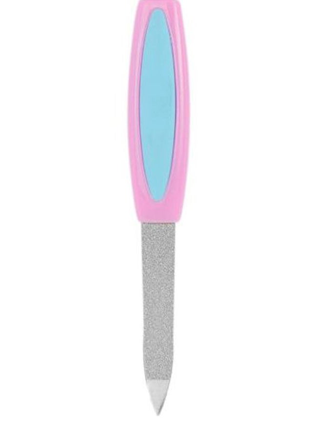 Dead Skin Remover Cuticle Nail File Silver/Pink/Blue - Image 2