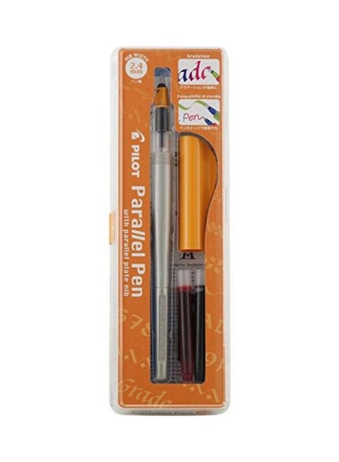 Parallel Pen 2-Color Calligraphy Set Red/Black