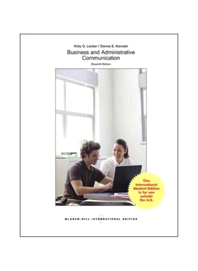 Business And Administrative Communication Paperback English by Kitty O. Locker - 16-Mar-14 