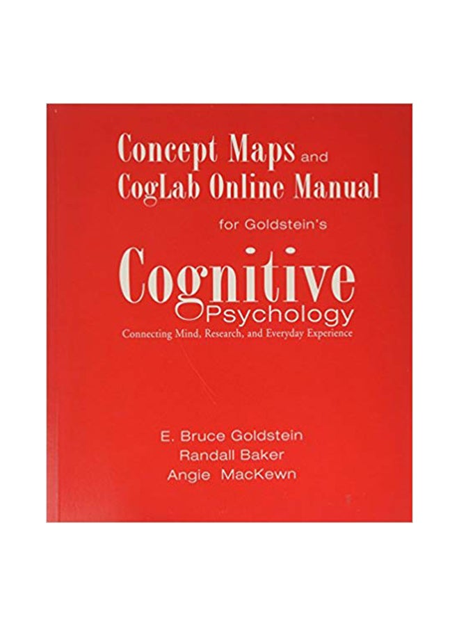 Concept Maps & Coglab Online Manual For Gold.Cognitive Psych paperback english - 18-Mar-15