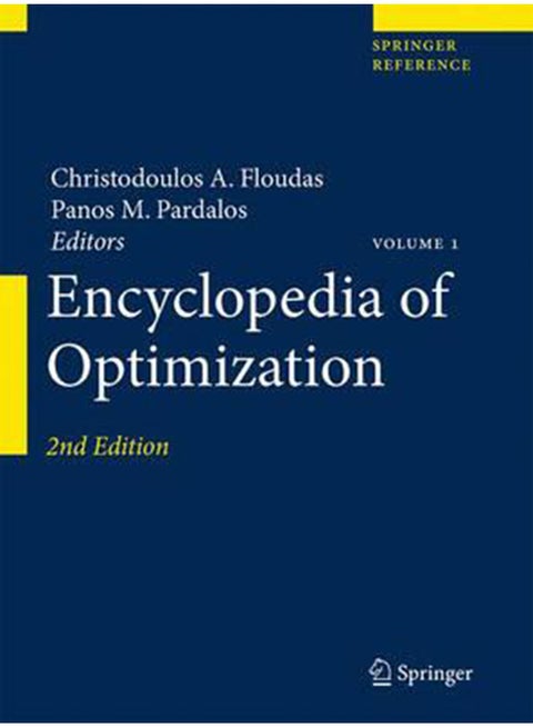 Encyclopedia Of Optimization Paperback English by S.A. Floudas - 39722