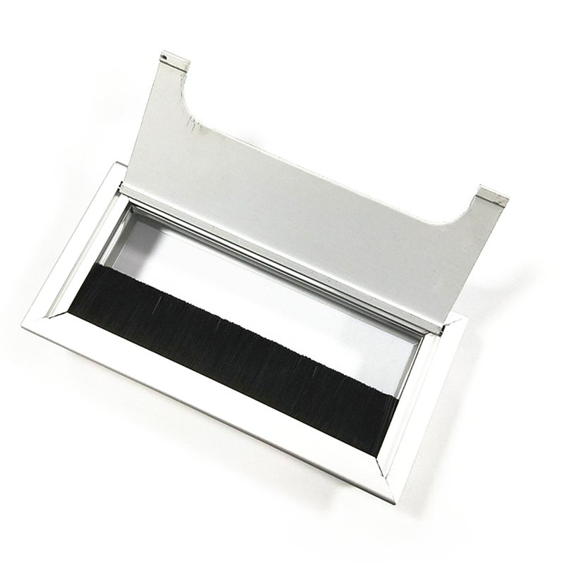 Office Desktop Grommet Silver/Black 16 x 8 x 2.8centimeter - Image 3