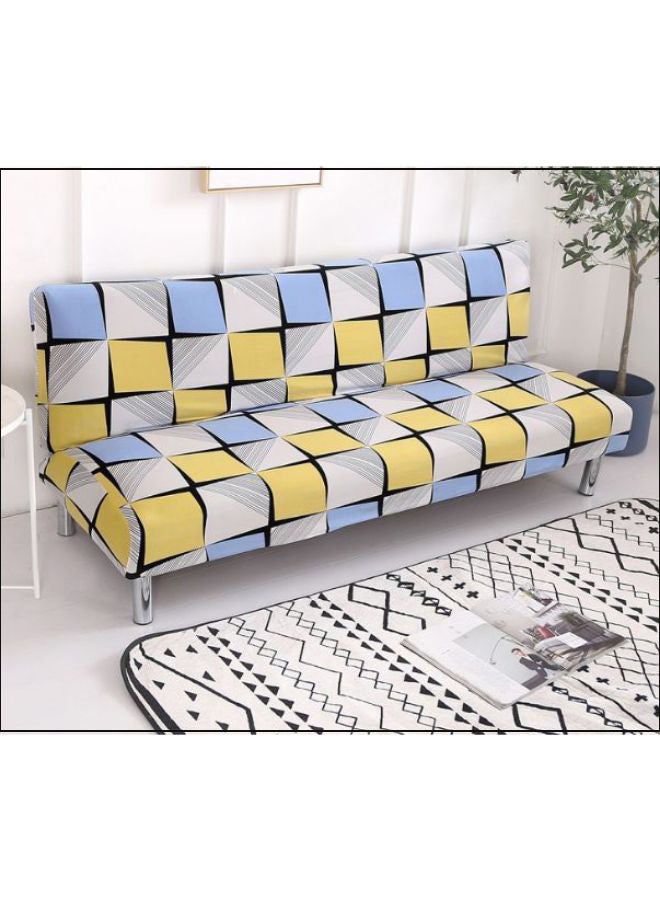 Plaid Printed Comfortable Sofa Cover Multicolour 155-185cm - v1573440914/N30756705A_1