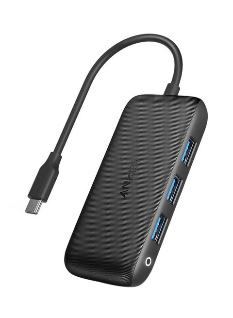 PowerExpand 4-in-1 USB-C Hub Black