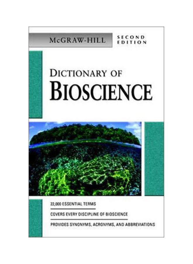 Dictionary Of Bioscience Paperback English - 2-17-2003 