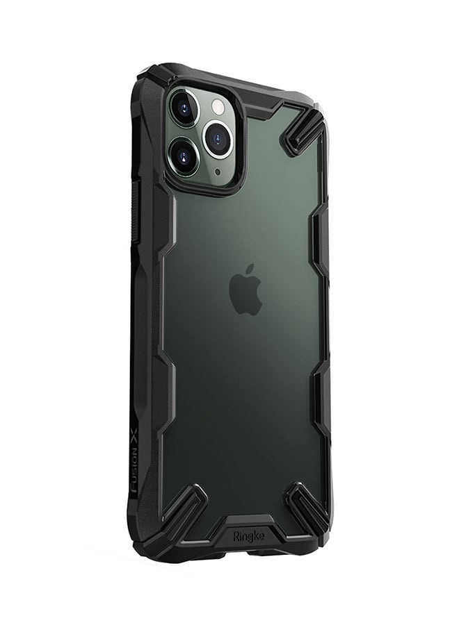 Ringke Fusion-X Ergonomic Transparent Shock Absorption TPU Bumper Mobile Cover For Apple iPhone 11 Pro Black - Image 1