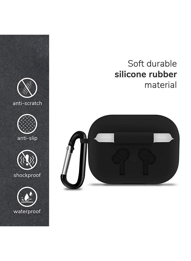 Generic - Protective Case Cover For Apple AirPods Pro , Airpods Pro 2 Black - Image 1