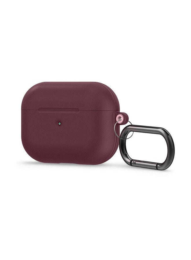 LNKOO Protective Case Cover For Apple AirPods Pro Burgundy  - Image 2