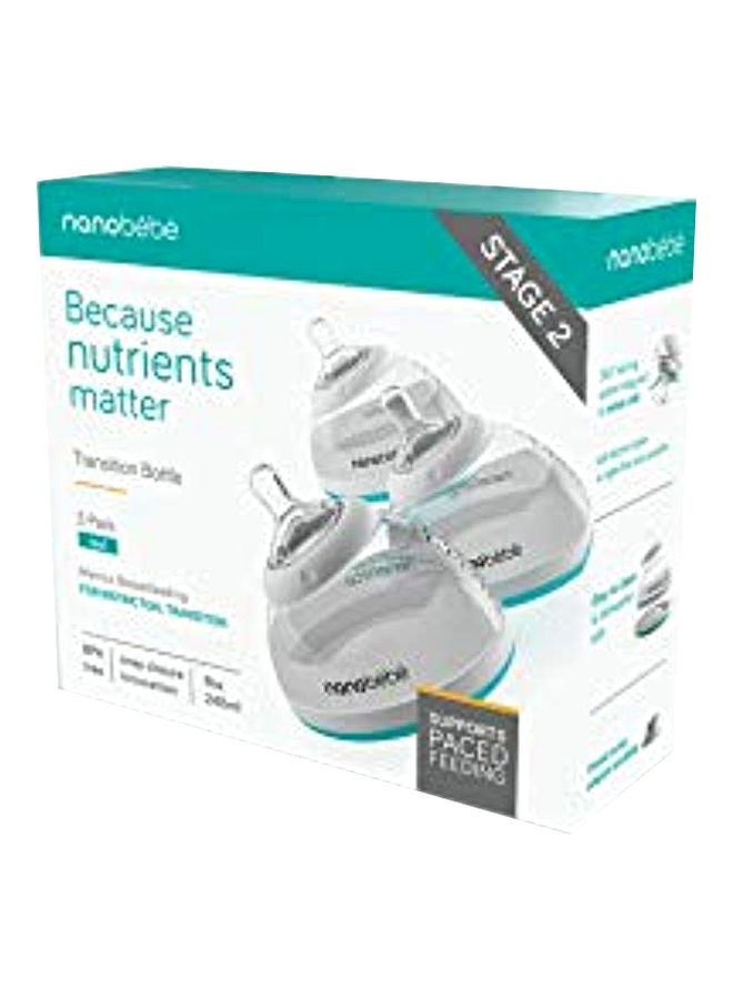 NANOBEBE 3-Piece Bottle Teat - Image 1