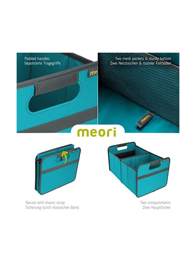meori - Collapsible Storage Box Azure Blue 19x10x12inch - Image 1