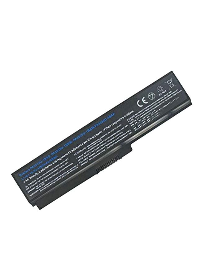 Elivebuyind - 4400.0 mAh Replacement Laptop Battery For Toshiba Equium U400-124 (PA3634U-1BAS) Black - Image 1