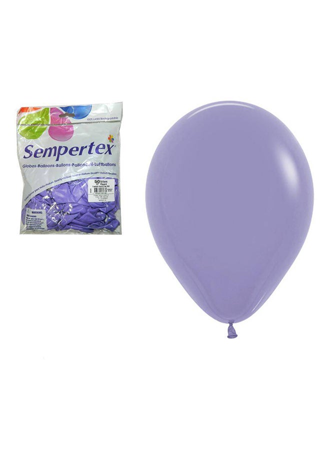 Sempertex 50-Piece Round Latex Balloon 12inch  - Image 2