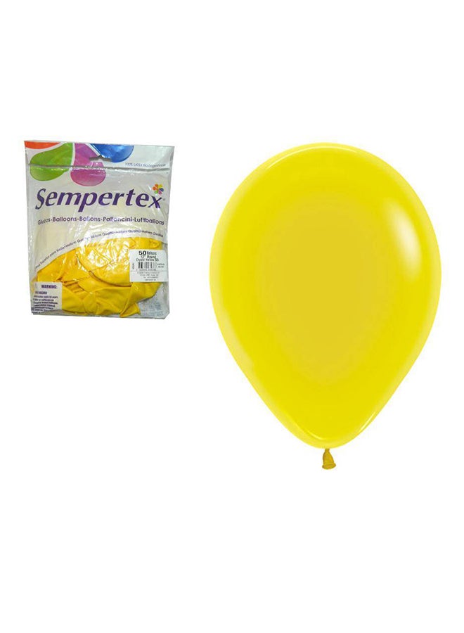 سيمبرتكس بالون دائري الشكل من اللاتكس من 50 قطعة 12بوصة - Image 2