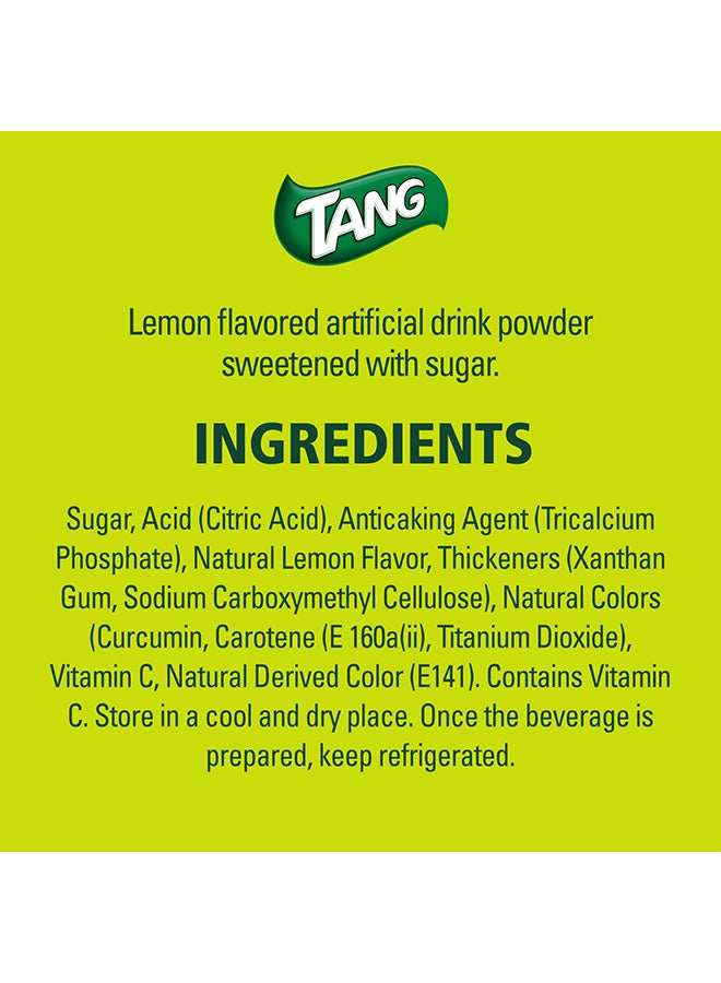 Tang Lemon Flavour Resealable Pouch 375grams - Image 3
