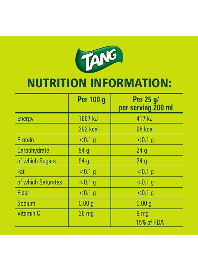Tang Lemon Flavour Resealable Pouch 375grams - Image 5