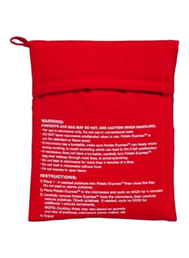 Potato Cooker Bag Red 24.5x20.5cm