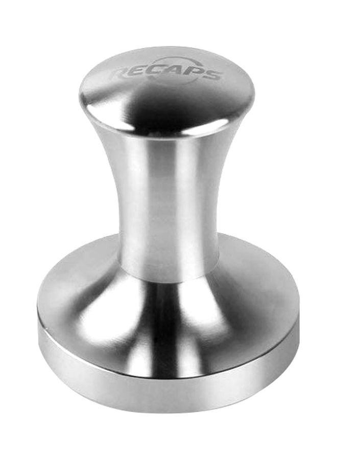 Stainless Steel Espresso Coffee Tamper Filling Tool Silver