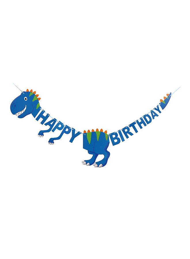 Gulfdealz - Dinosaur Happy Birthday Decoration Banner - Image 1