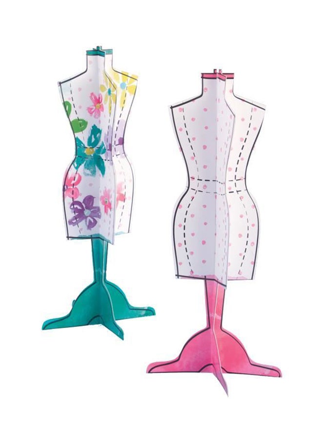 Unique Pack Of 2 Spa Party Dress Form Centrepieces 34.2cm 