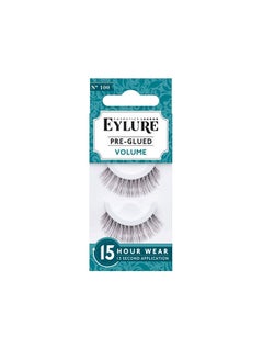EYLURE Pre Glued Lashes - Volume 100 Black  - Image 2