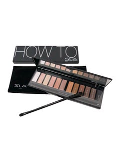 How To 12 Colour Eyeshadow Palettes Multicolour