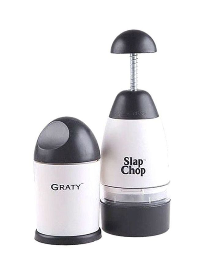 Slap & Chop Vegetable Chopper White/Black/Silver 